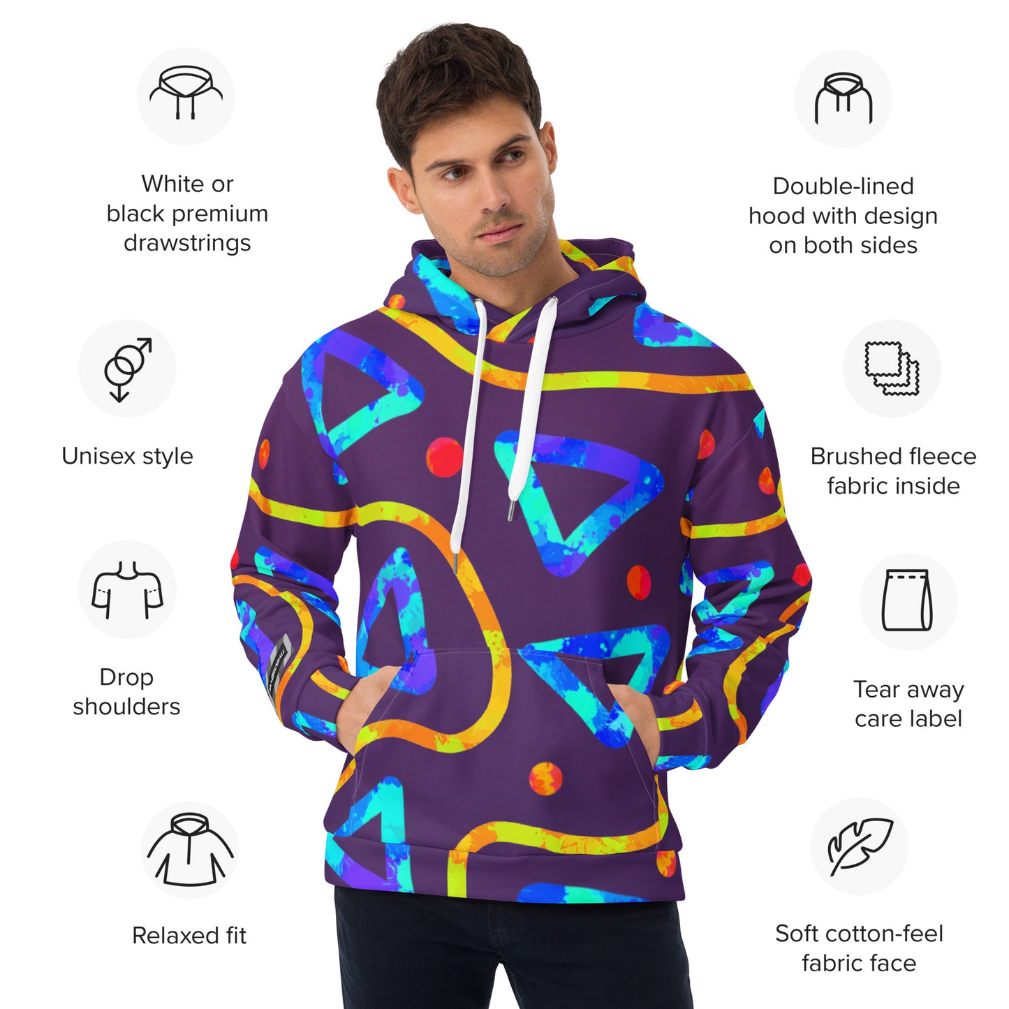 Dream Wave Festival - Arcade Crunch 1 Unisex Hoodie