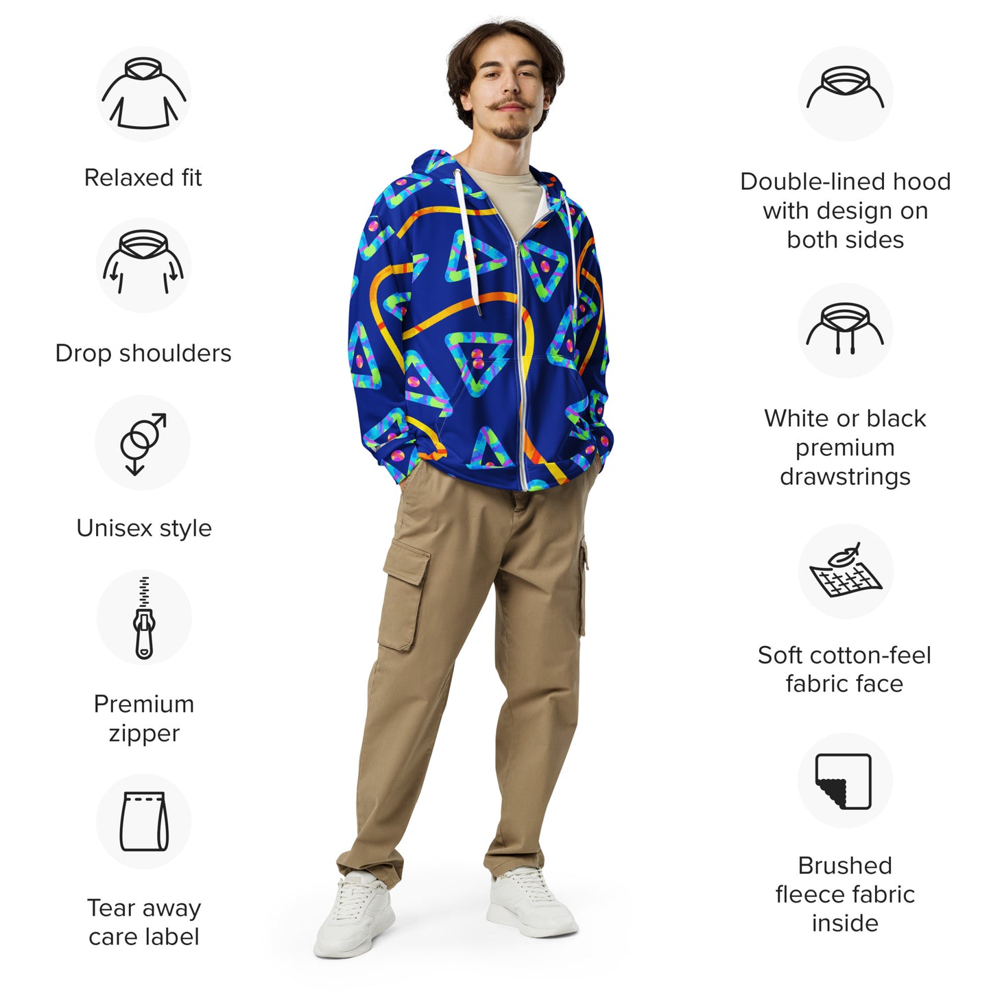 Dream Wave Festival - Urban Jump 1 Unisex Zip Hoodie