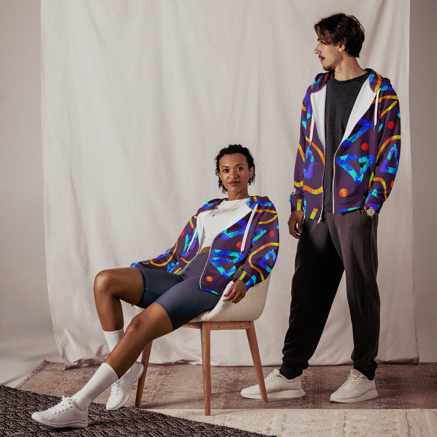 Dream Wave Festival - Arcade Crunch 1 Unisex Zip Hoodie