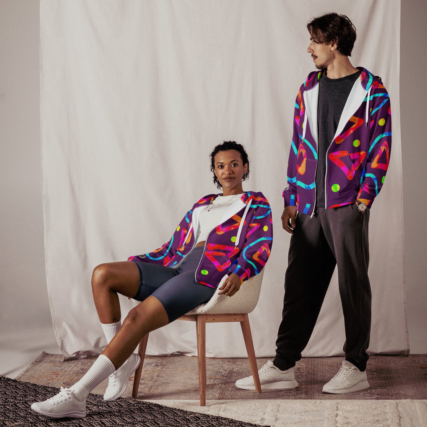 Dream Wave Festival - Arcade Crunch 2 Unisex Zip Hoodie