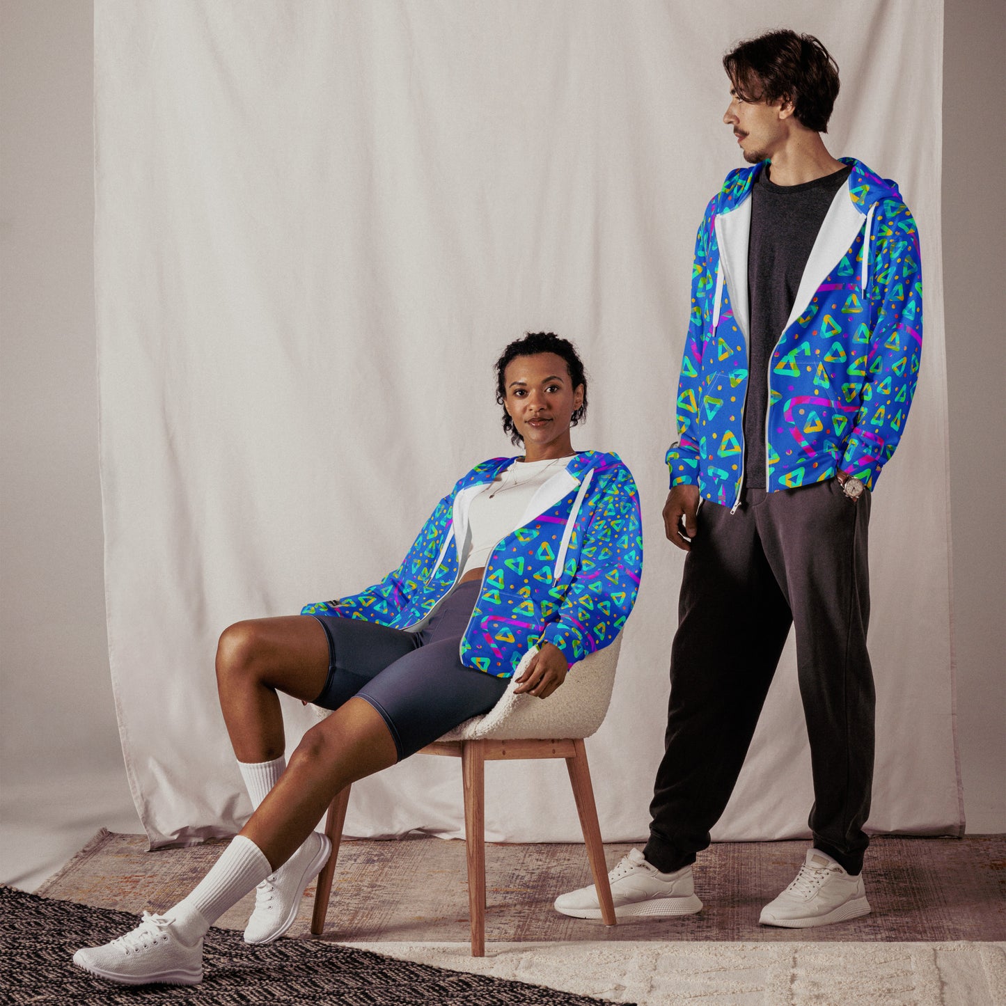 Dream Wave Festival - Electric Crumble 8 Unisex Zip Hoodie