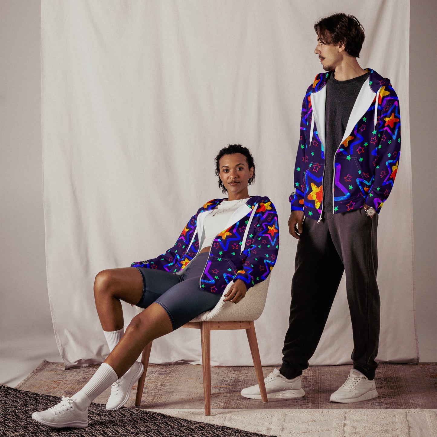 Dream Wave Festival - Starlight Delight Unisex Zip Hoodie