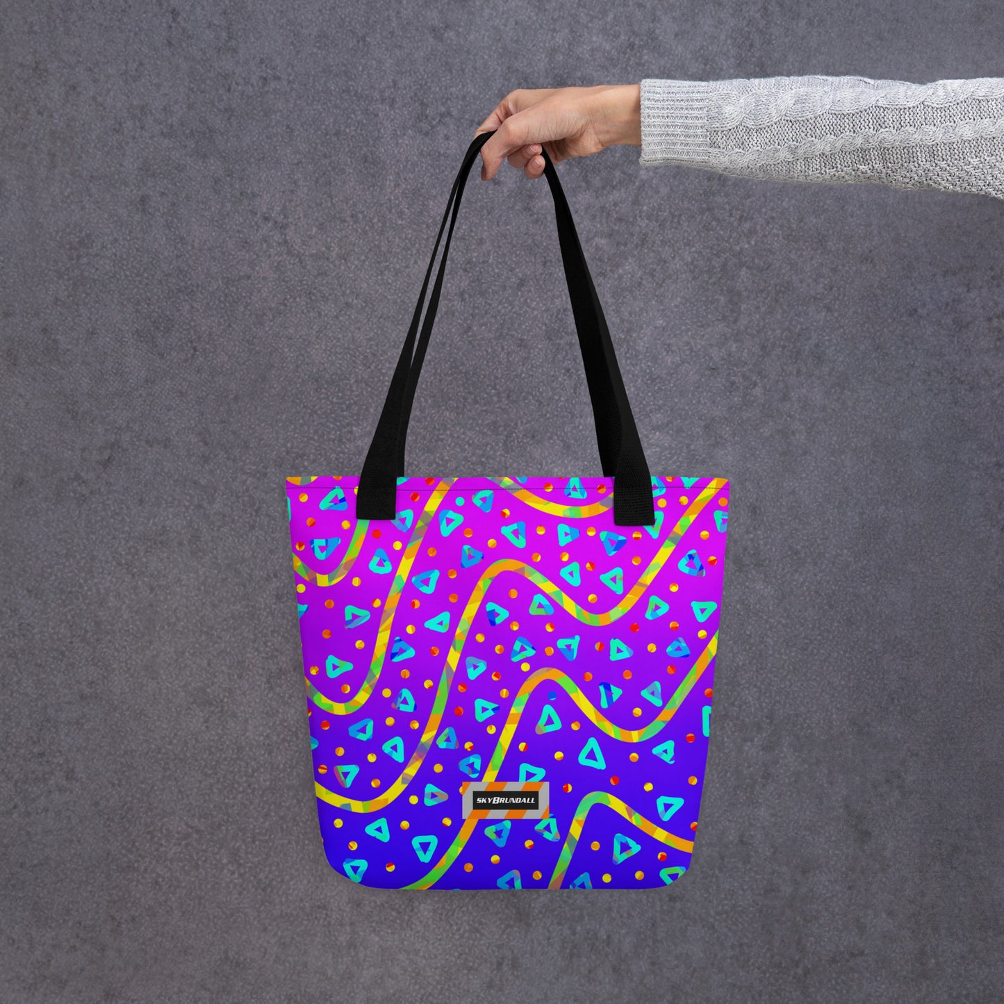 Dream Wave Festival - Cool Candy Rain Tote Bag