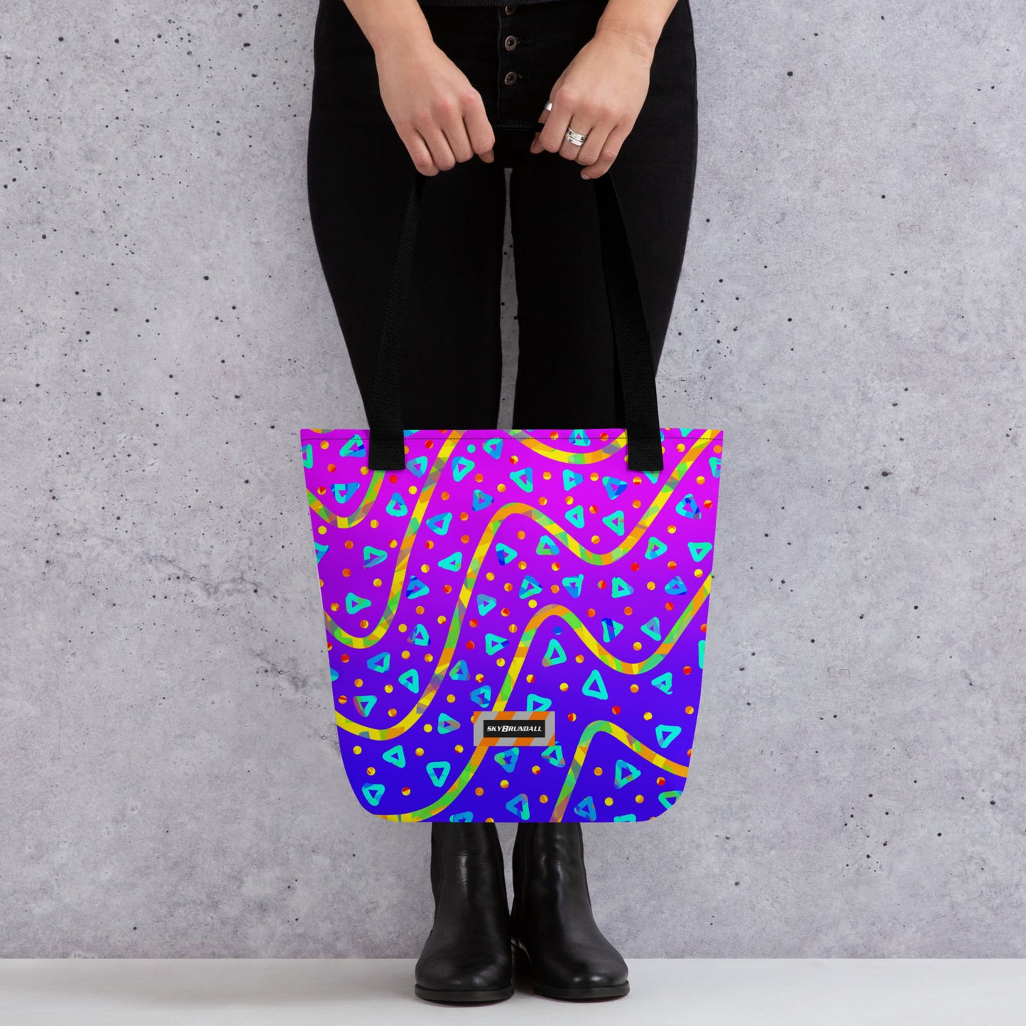 Dream Wave Festival - Cool Candy Rain Tote Bag