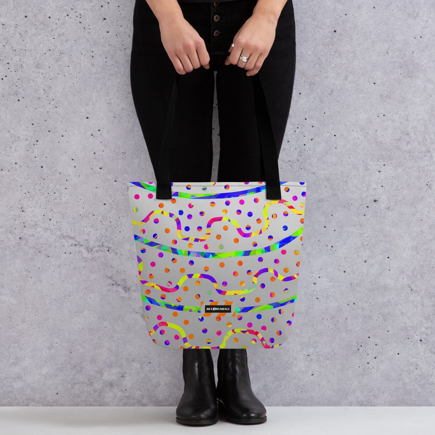 Dream Wave Festival - Rainbow Fiesta Tote Bag