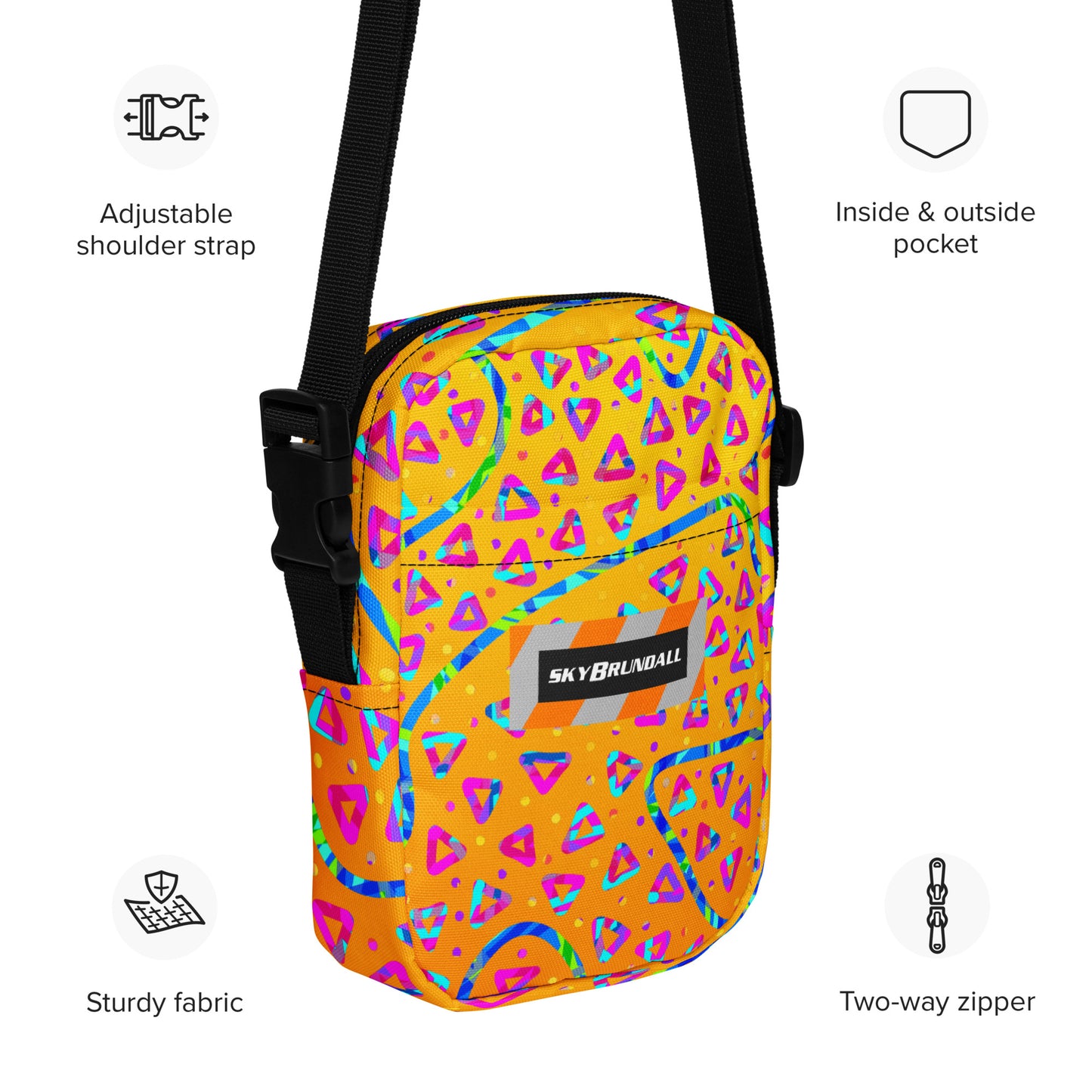 Dream Wave Festival - Electric Crumble 5 Utility Crossbody Bag