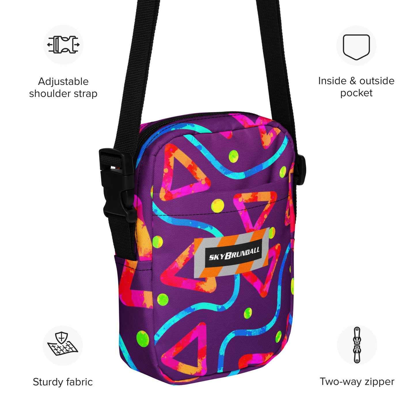 Dream Wave Festival - Arcade Crunch 2 Utility Crossbody Bag