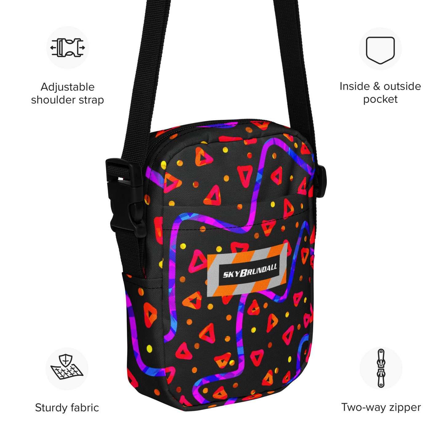 Dream Wave Festival - Wild Energy 5 Utility Crossbody Bag