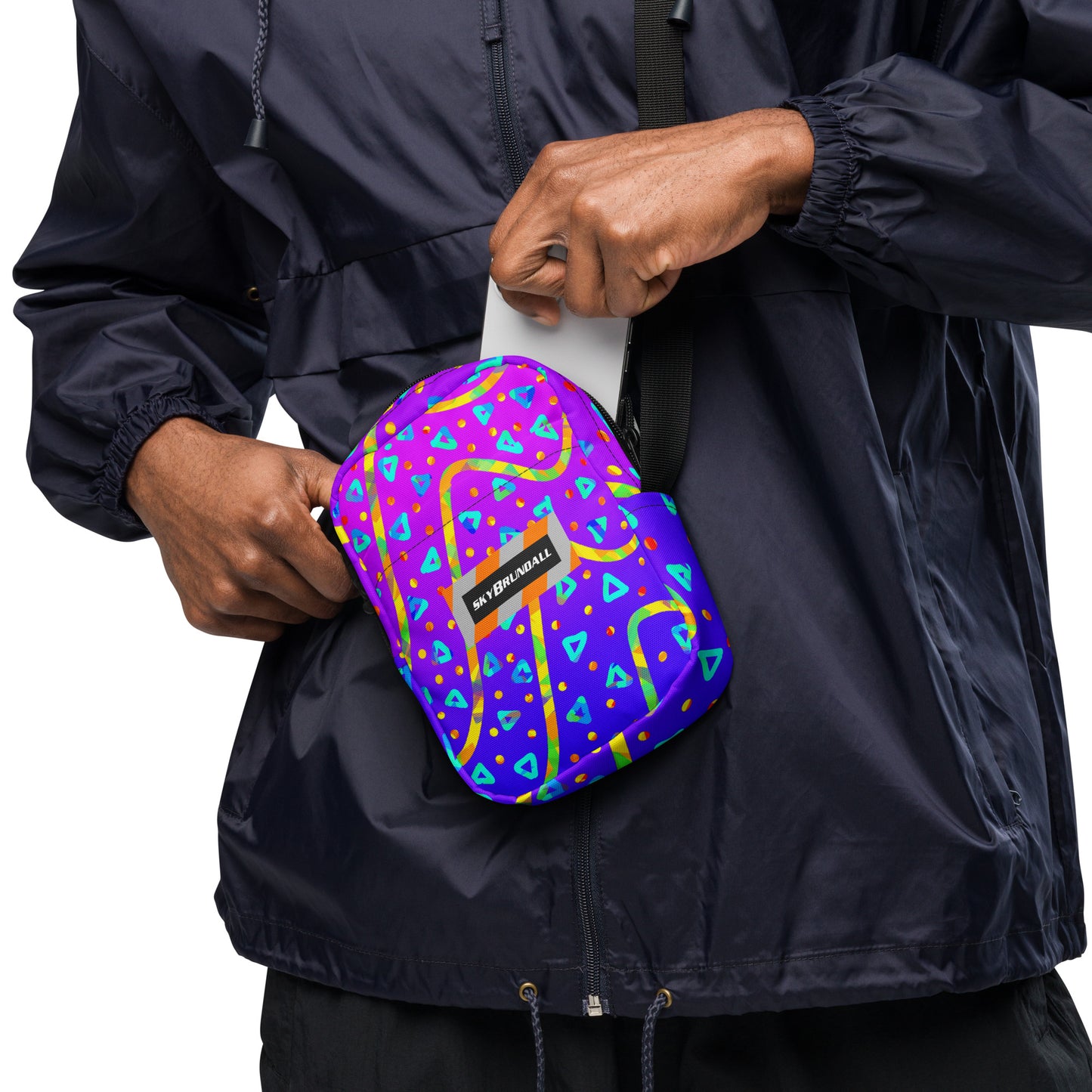 Dream Wave Festival - Cool Candy Rain Utility Crossbody Bag