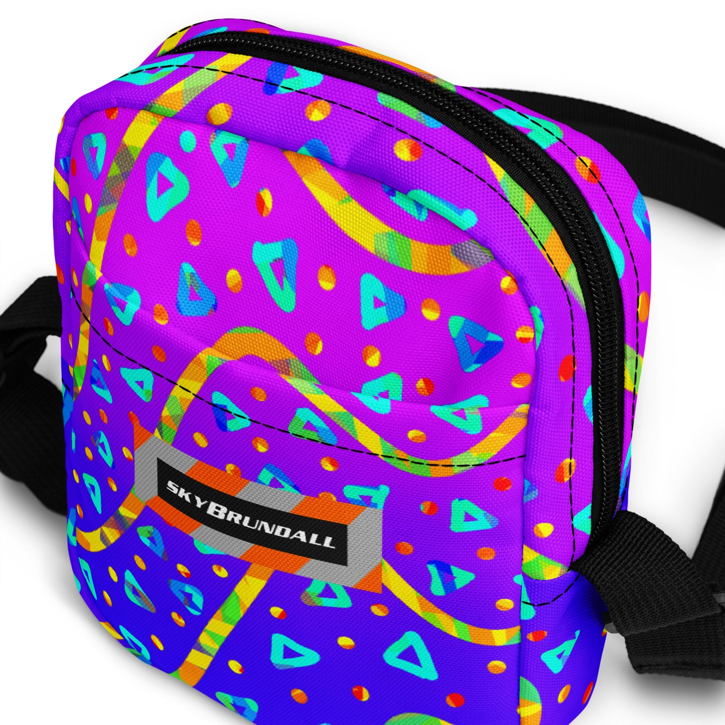 Dream Wave Festival - Cool Candy Rain Utility Crossbody Bag