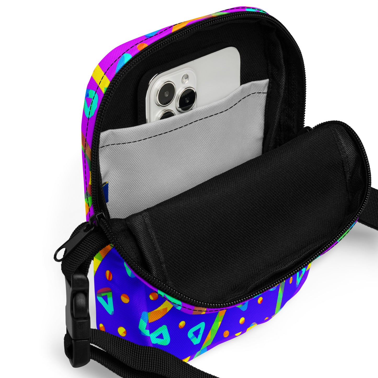 Dream Wave Festival - Cool Candy Rain Utility Crossbody Bag