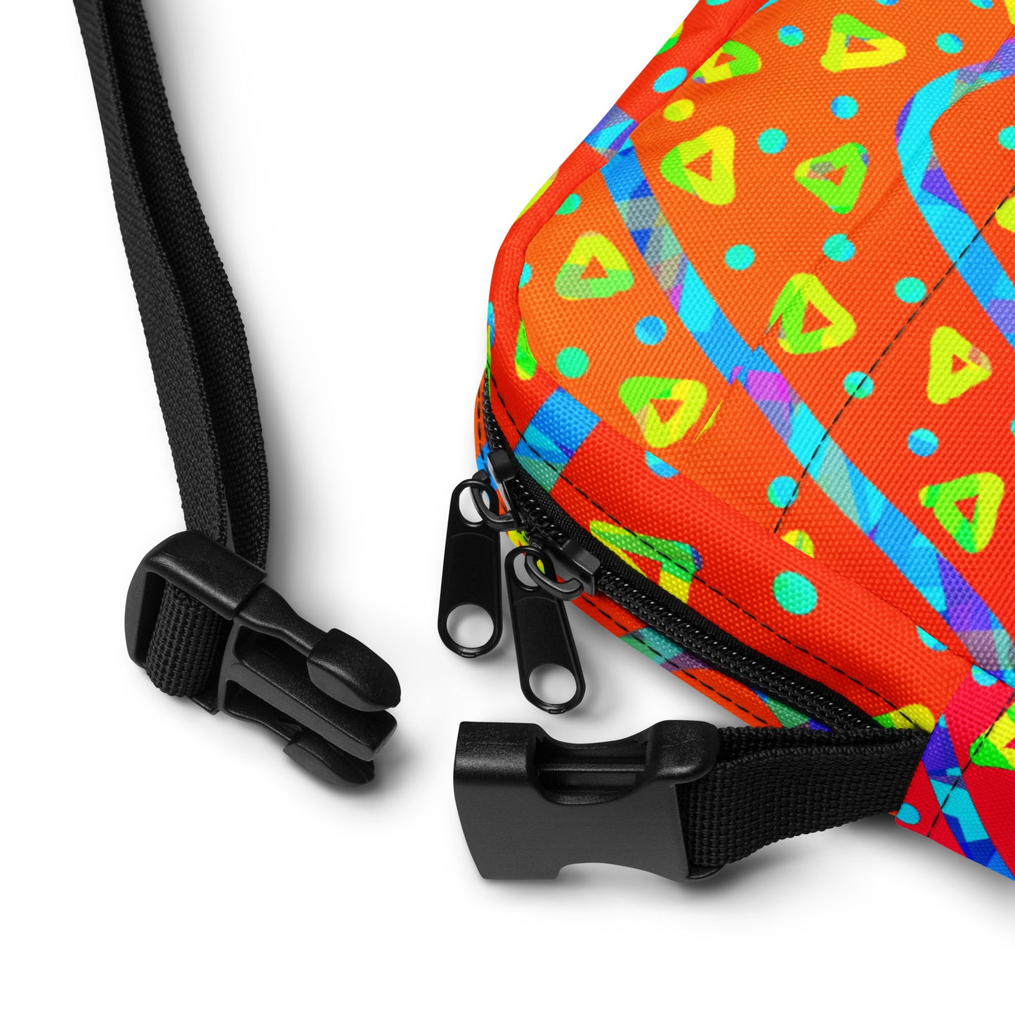 Dream Wave Festival - Warm Candy Rain Utility Crossbody Bag