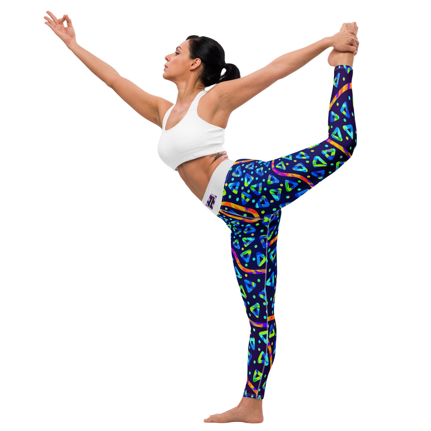 Dream Wave Festival - Electric Crumble 1 Yoga Leggings