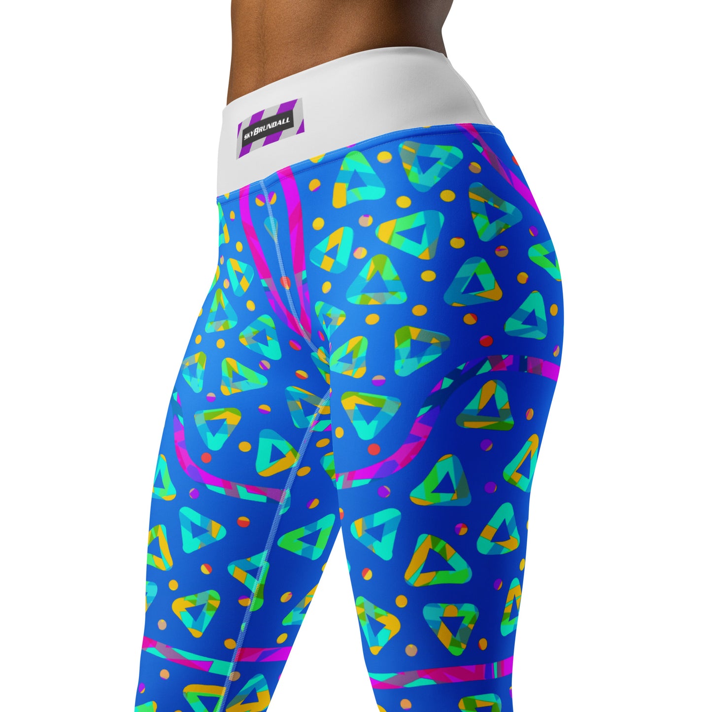 Dream Wave Festival - Electric Crumble 8 Yoga Leggings