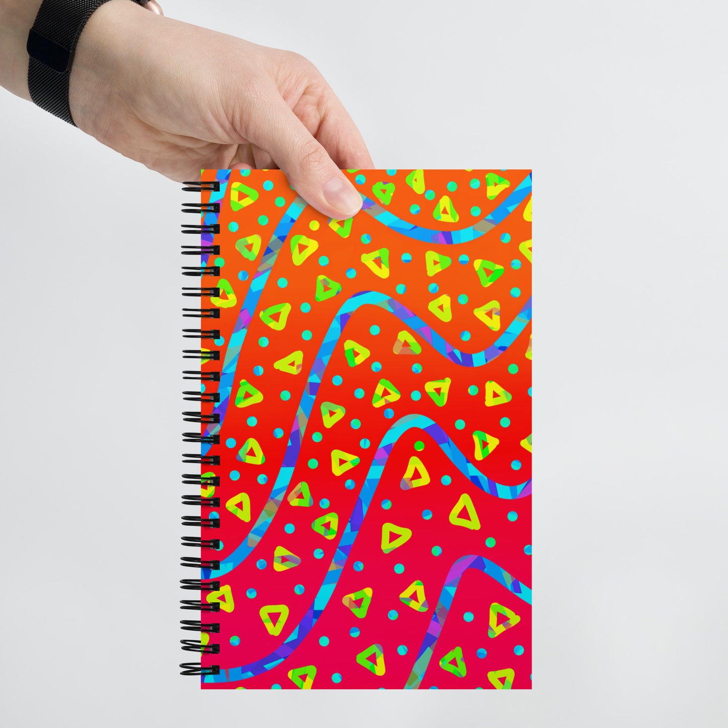 Dream Wave Festival - Warm Candy Rain Spiral Notebook