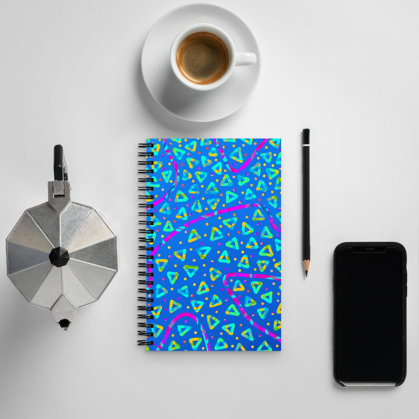 Dream Wave Festival - Electric Crumble 8 Spiral Notebook