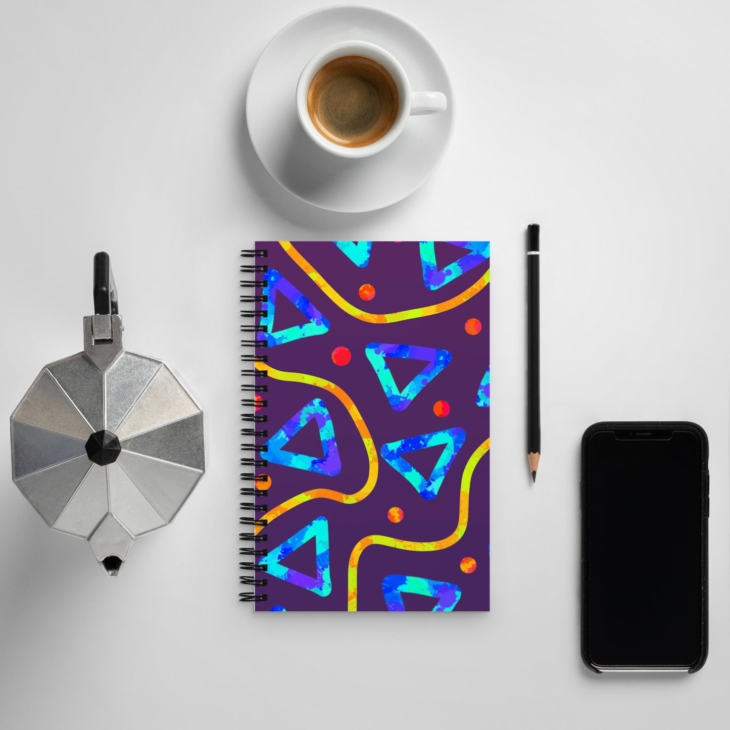 Dream Wave Festival - Arcade Crunch 1 Spiral Notebook