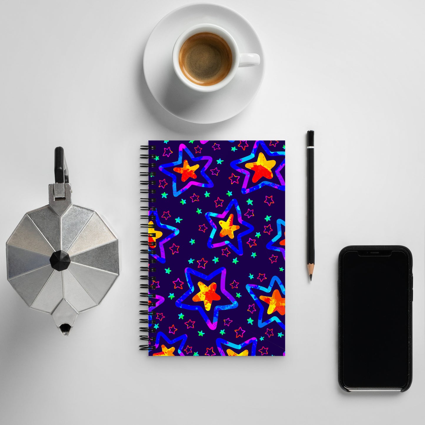 Dream Wave Festival - Starlight Delight Spiral Notebook