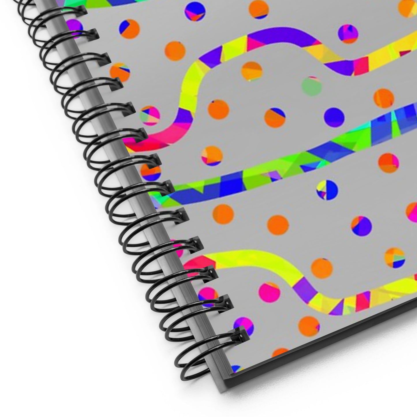 Dream Wave Festival - Rainbow Fiesta Spiral Notebook