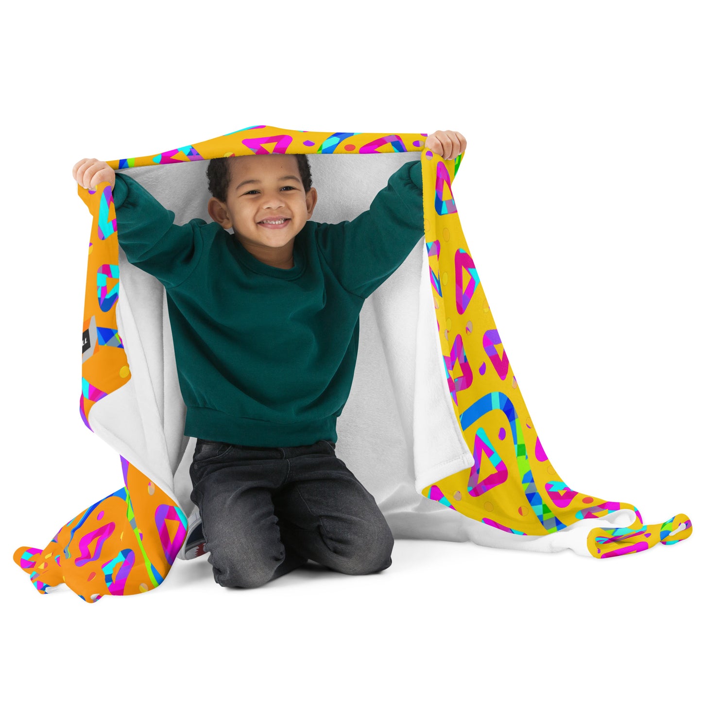 Dream Wave Festival - Electric Crumble 5 Throw Blanket