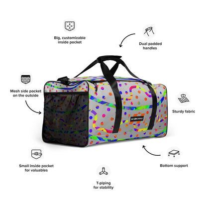 Dream Wave Festival - Rainbow Fiesta Duffle Bag