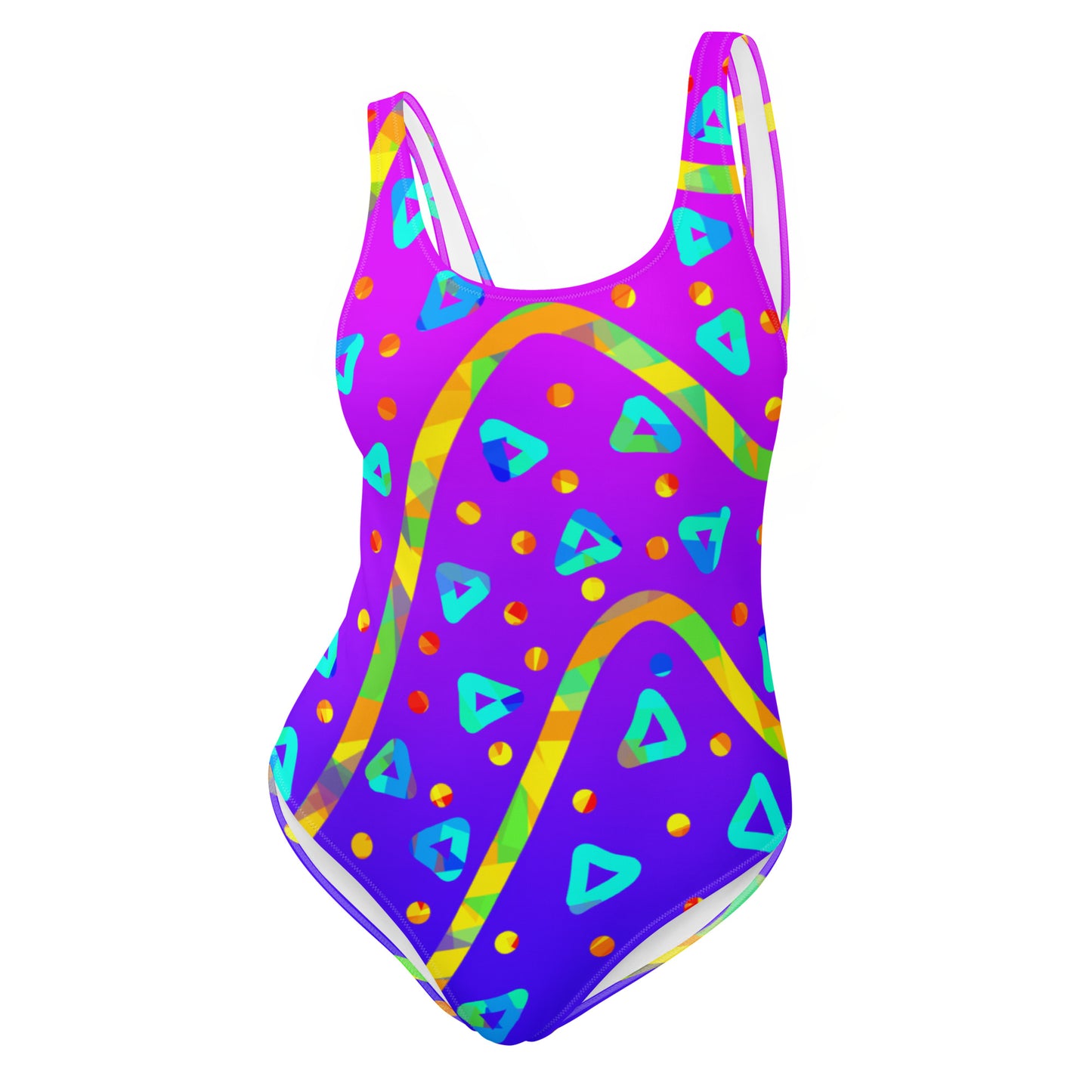 Dream Wave Festival - Cool Candy Rain One-Piece Swimsuit