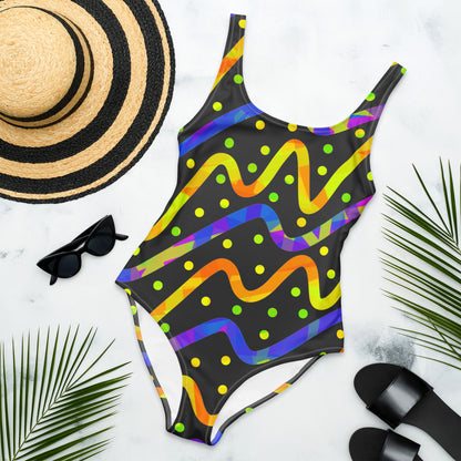 Dream Wave Festival - Thunder Burst One-Piece Swimsuit