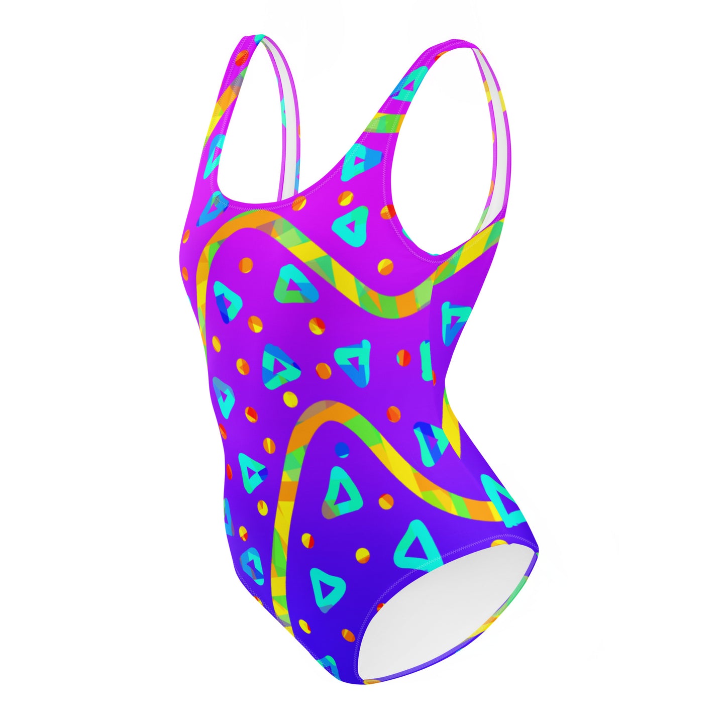 Dream Wave Festival - Cool Candy Rain One-Piece Swimsuit