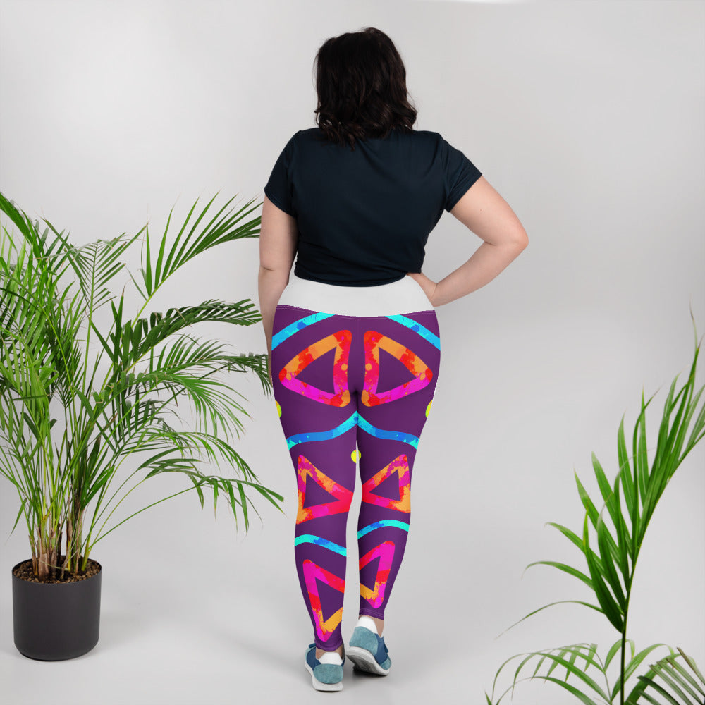 Dream Wave Festival - Arcade Crunch 2 All-Over Print Plus Size Leggings