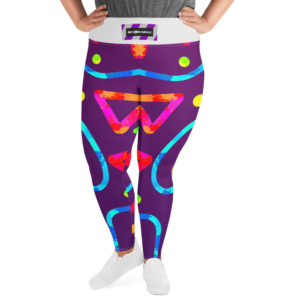 Dream Wave Festival - Arcade Crunch 2 All-Over Print Plus Size Leggings