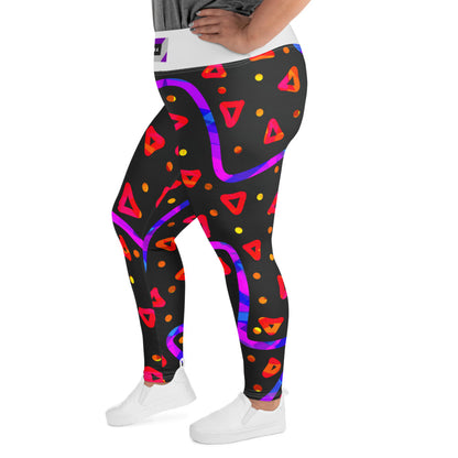 Dream Wave Festival - Wild Energy 5 All-Over Print Plus Size Leggings
