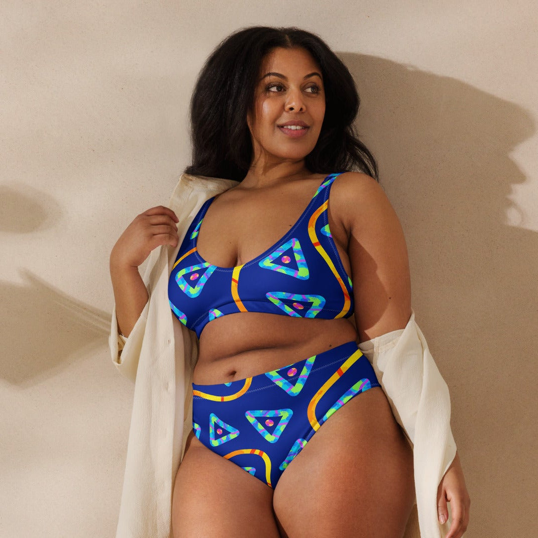 Dream Wave Festival - Urban Jump 1 Recycled High-waisted Bikini