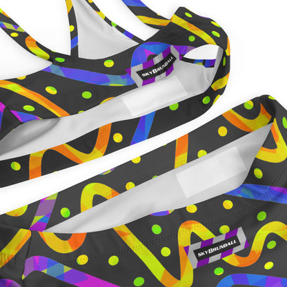 Dream Wave Festival - Thunder Burst Recycled High-waisted Bikini