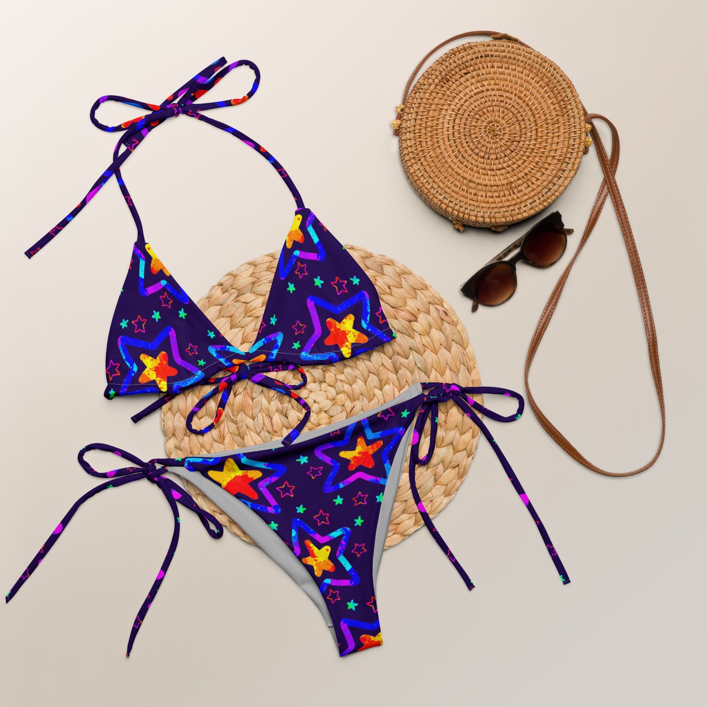 Dream Wave Festival - Starlight Delight Recycled String Bikini