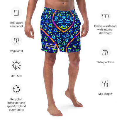 Dream Wave Festival - Electric Crumble 1 Recycled Swim Trunks