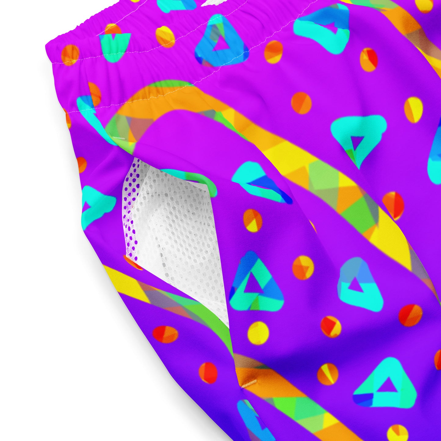 Dream Wave Festival - Cool Candy Rain All-Over Print Recycled Swim Trunks