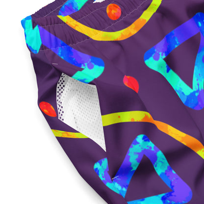 Dream Wave Festival - Arcade Crunch 1 All-Over Print Recycled Swim Trunks