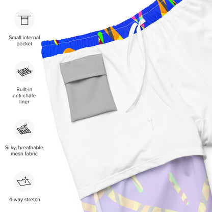 Dream Wave Festival - California Tiger All-Over Print Recycled Swim Trunks