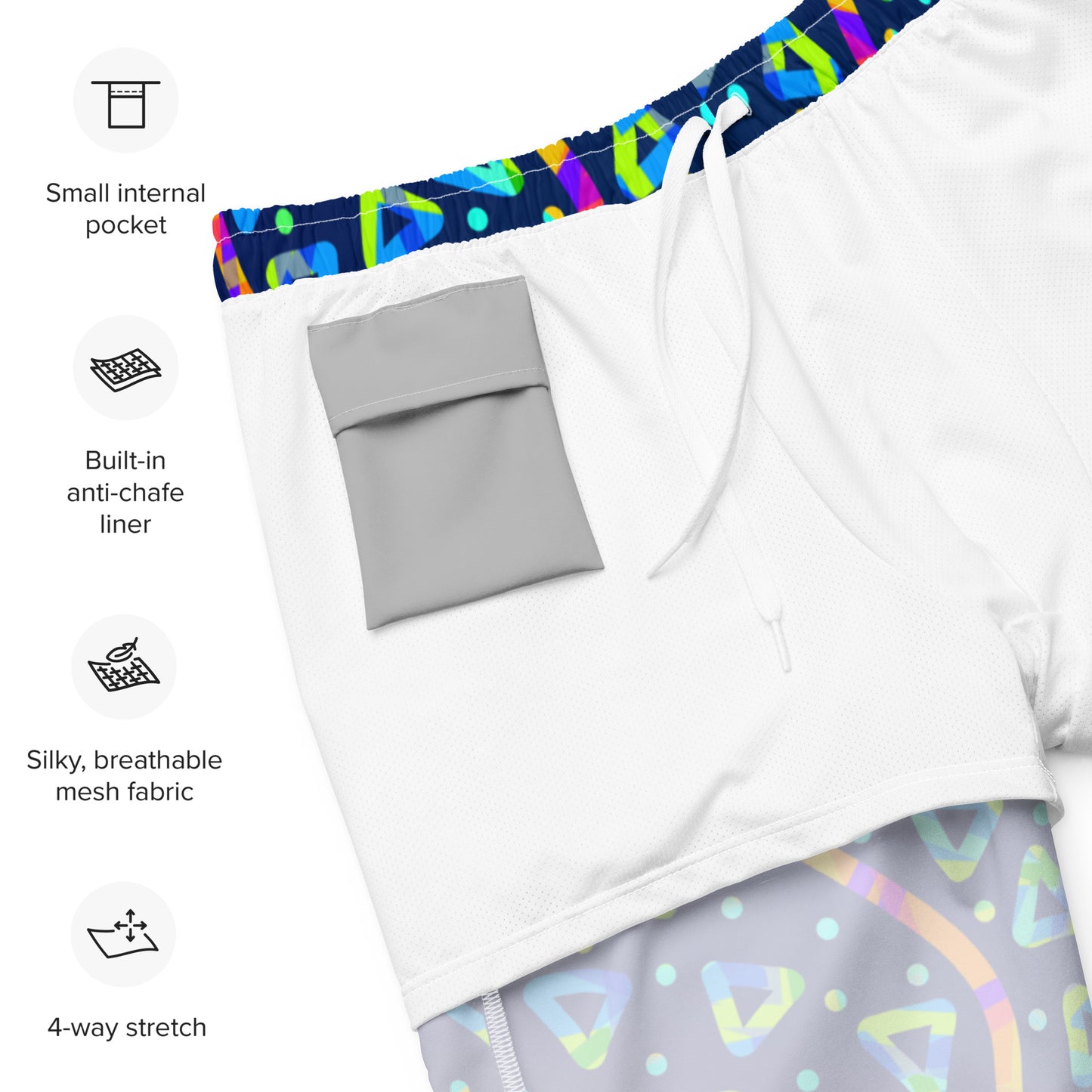 Dream Wave Festival - Electric Crumble 1 Recycled Swim Trunks