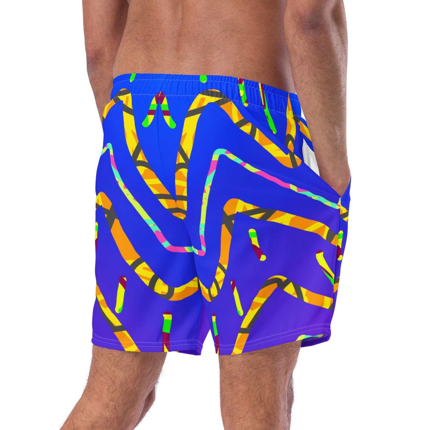 Dream Wave Festival - California Tiger All-Over Print Recycled Swim Trunks