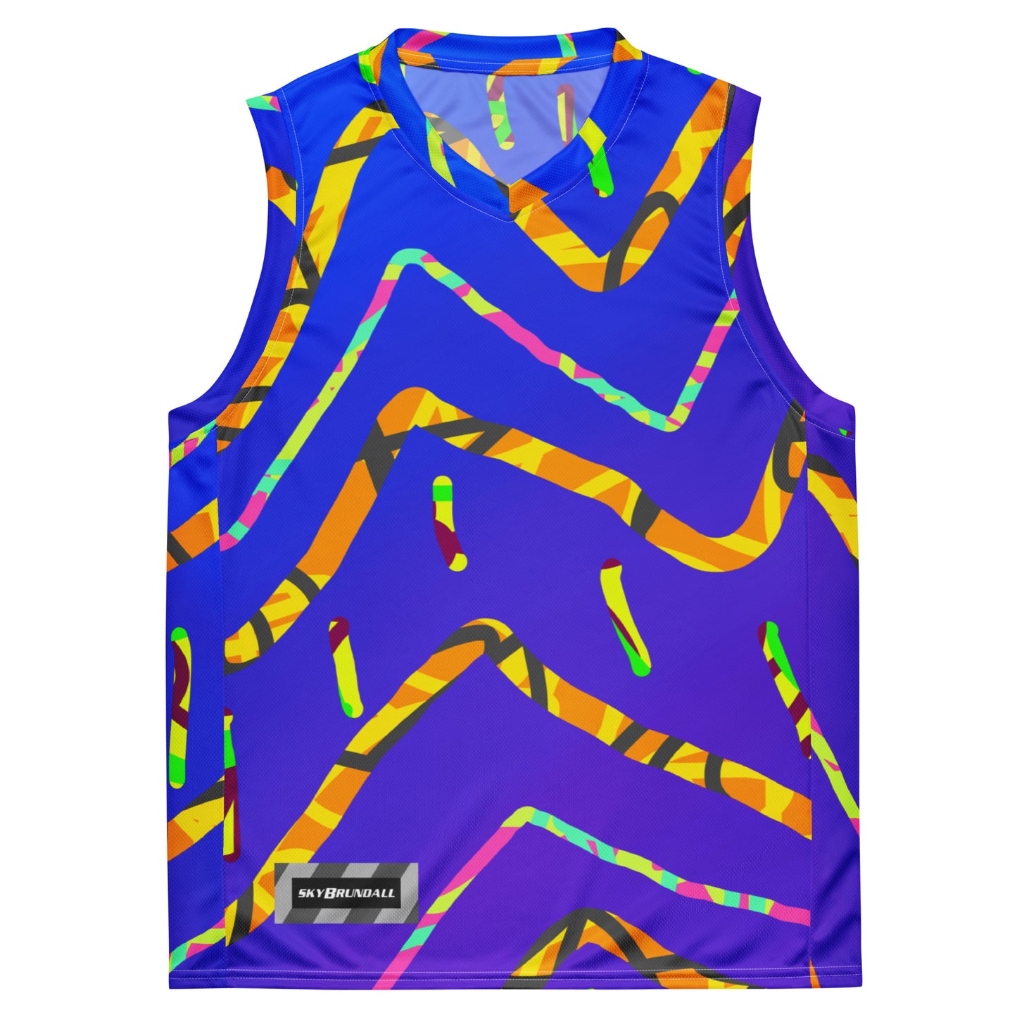 Dream Wave Festival - California Tiger Recycled Unisex Basketball Jersey
