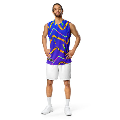 Dream Wave Festival - California Tiger Recycled Unisex Basketball Jersey