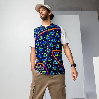 Dream Wave Festival - Electric Crumble 1 Recycled Unisex Basketball Jersey