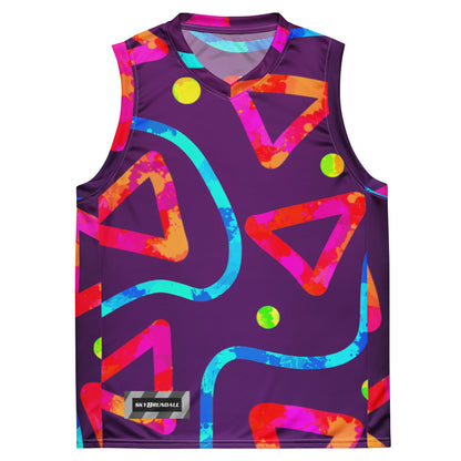 Dream Wave Festival - Arcade Crunch 2 Recycled Unisex Basketball Jersey