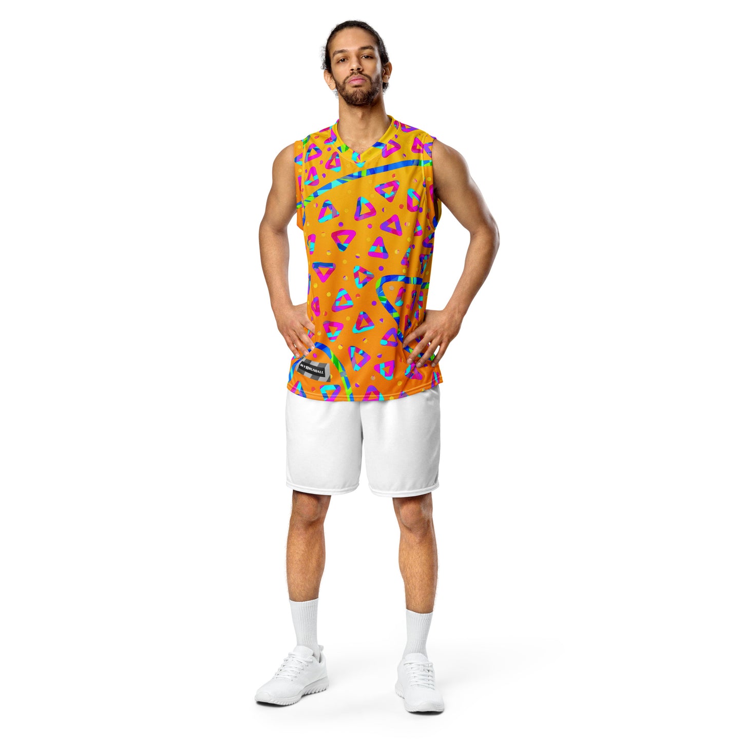 Dream Wave Festival - Electric Crumble 5 Recycled Unisex Basketball Jersey