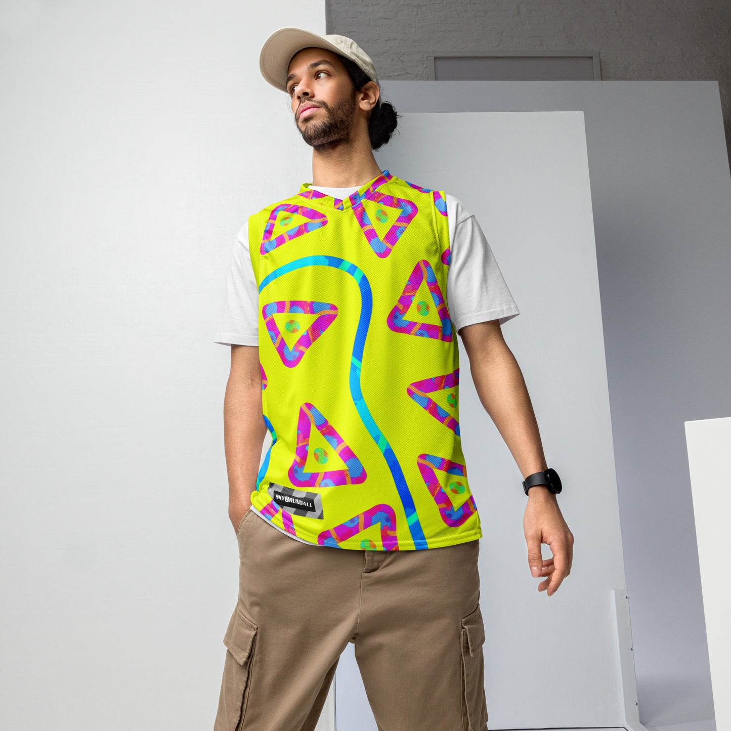 Dream Wave Festival - Urban Jump 3 Recycled Unisex Basketball Jersey