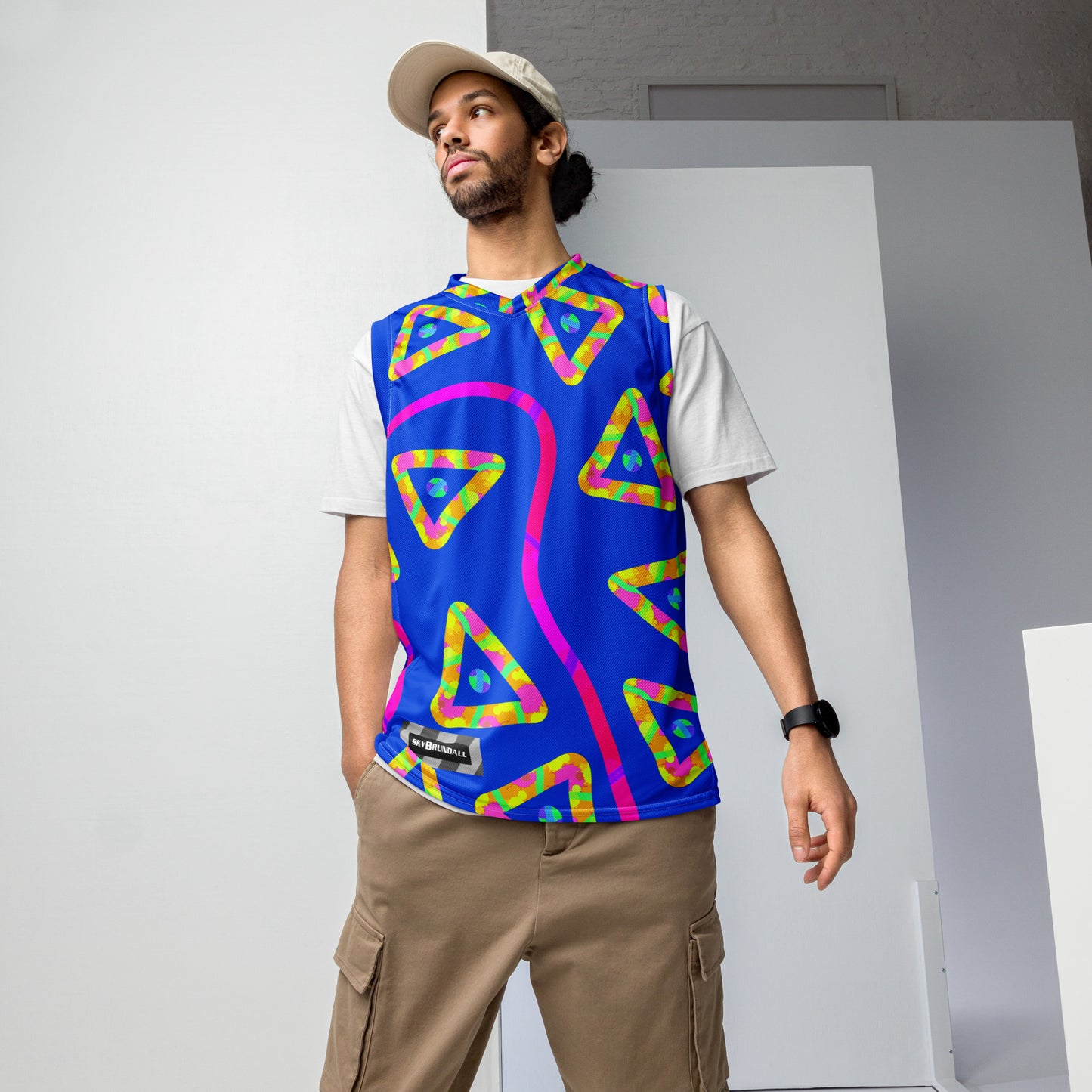 Dream Wave Festival - Urban Jump 2 Recycled Unisex Basketball Jersey