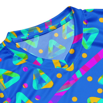 Dream Wave Festival - Electric Crumble 8 Recycled Unisex Basketball Jersey