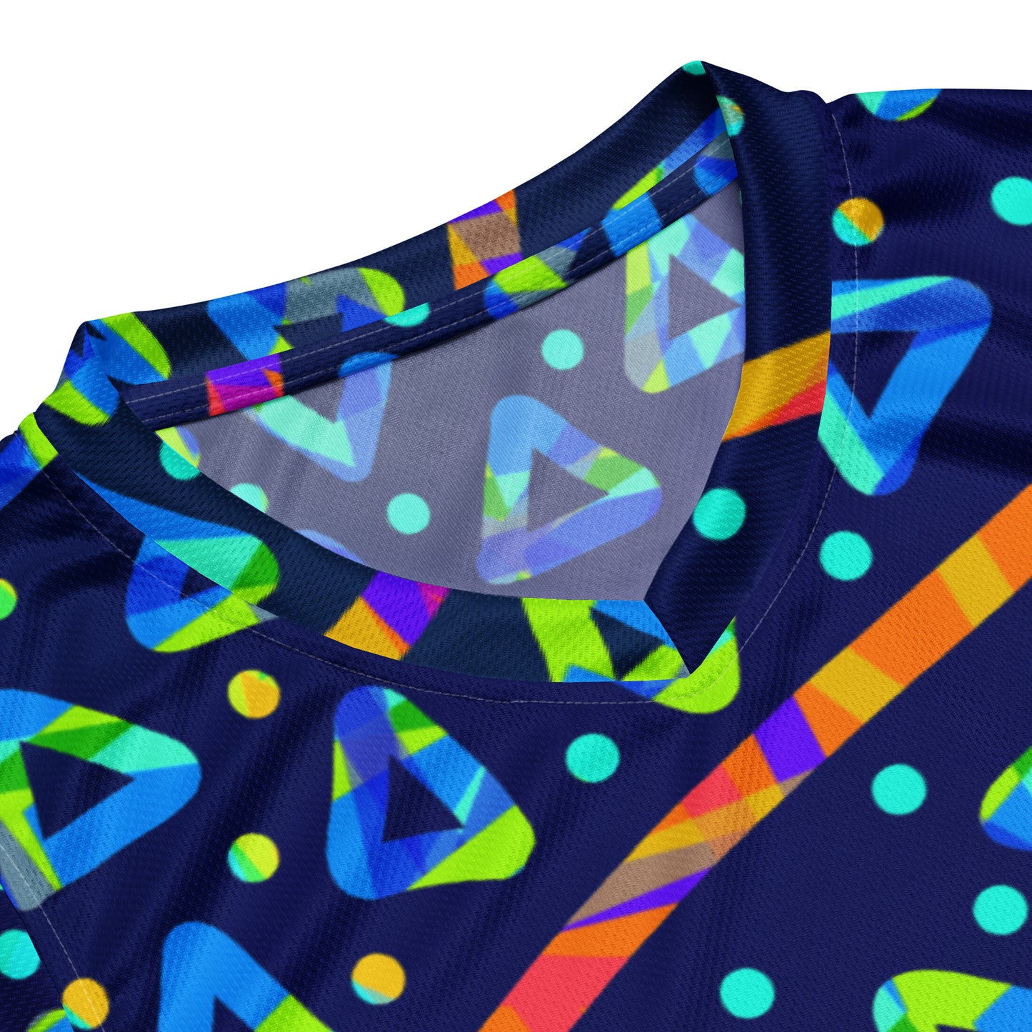 Dream Wave Festival - Electric Crumble 1 Recycled Unisex Basketball Jersey