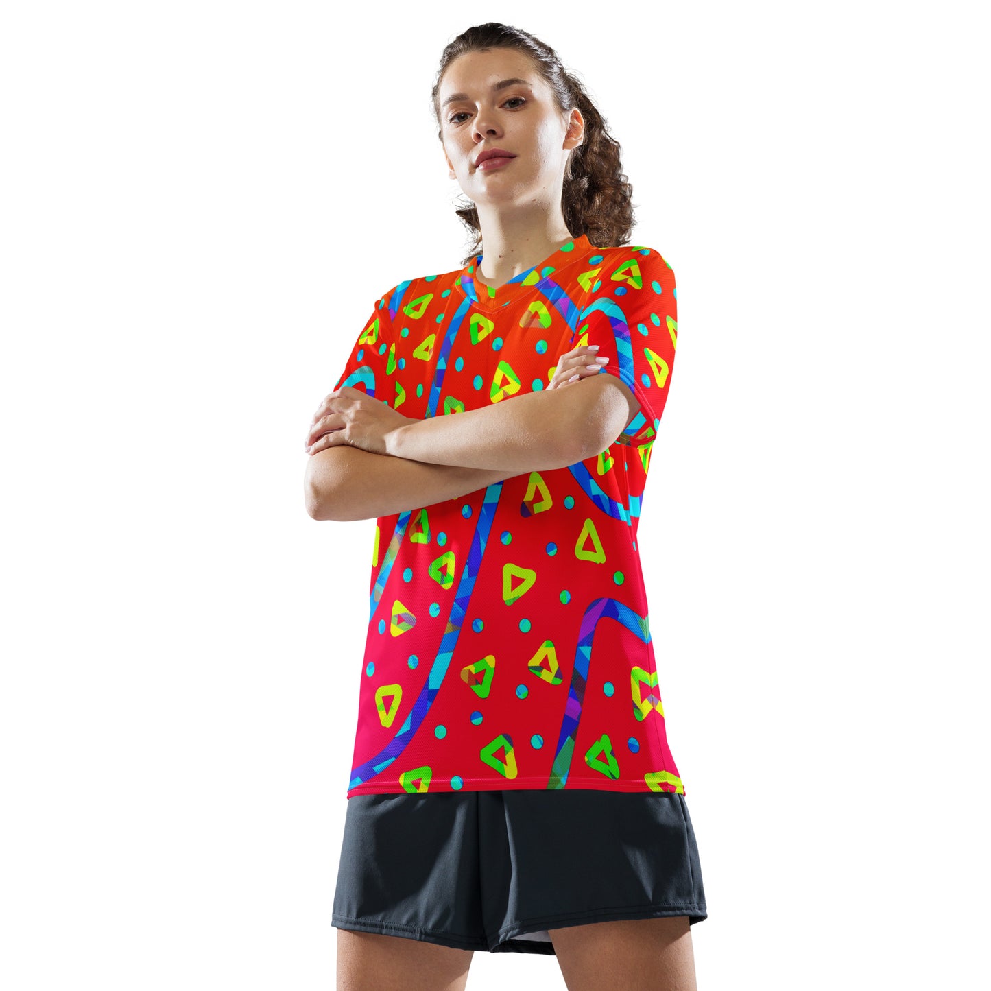Dream Wave Festival - Warm Candy Rain Recycled Unisex Sports Jersey